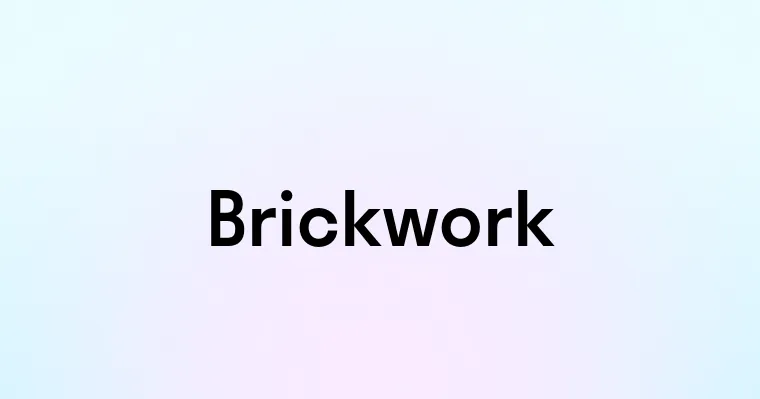 Brickwork