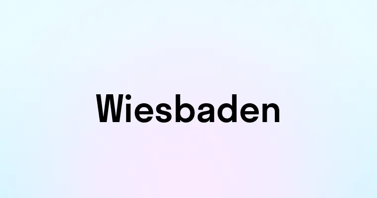 Wiesbaden