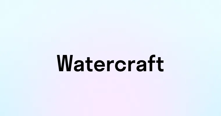 Watercraft