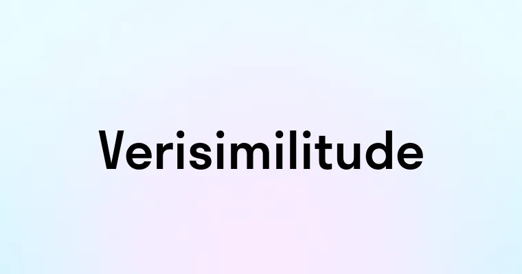 Verisimilitude