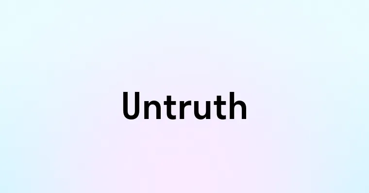 Untruth