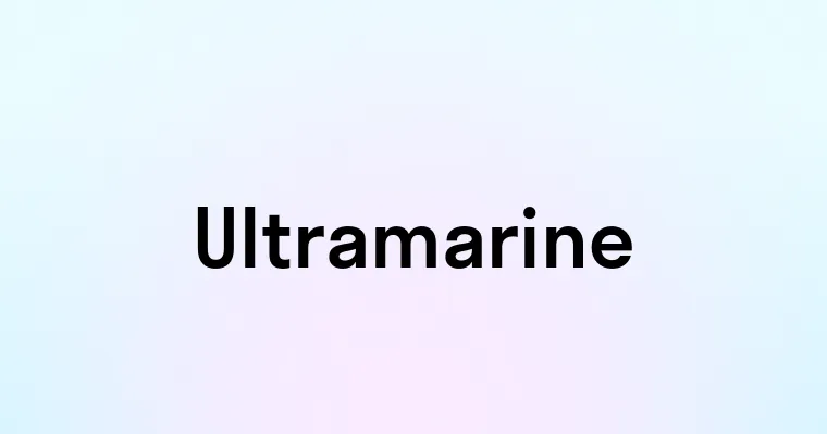 Ultramarine