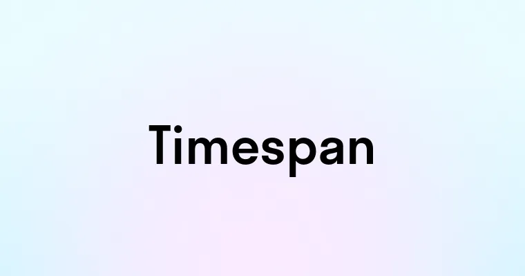 Timespan