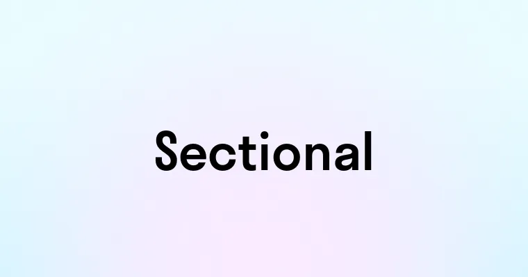 Sectional