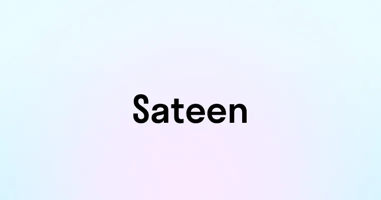 Sateen