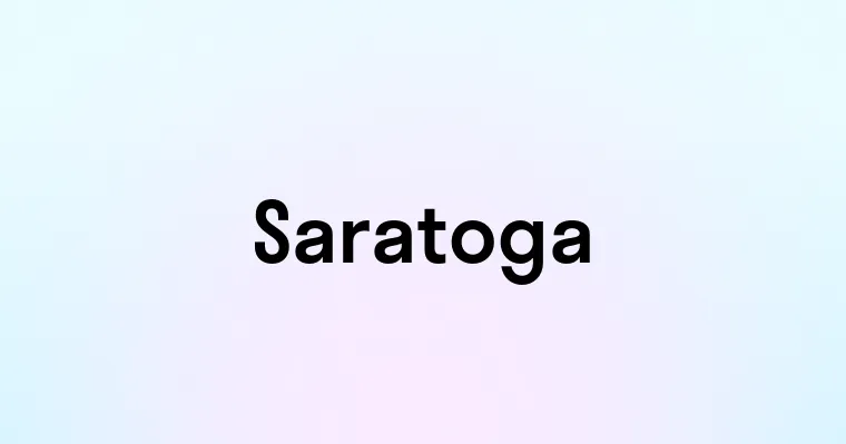 Saratoga