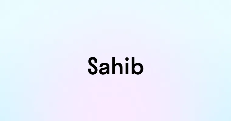 Sahib