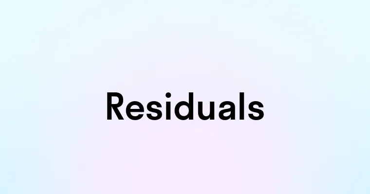 Residuals