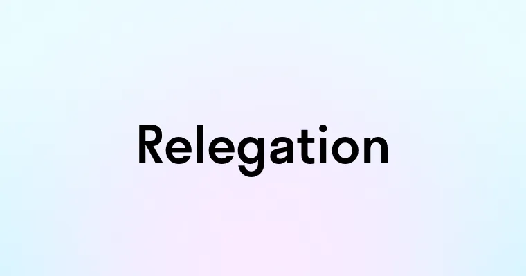 Relegation