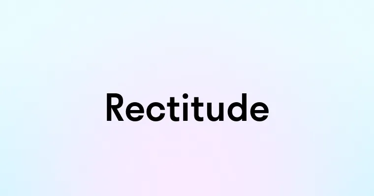 Rectitude