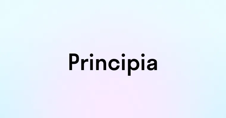 Principia