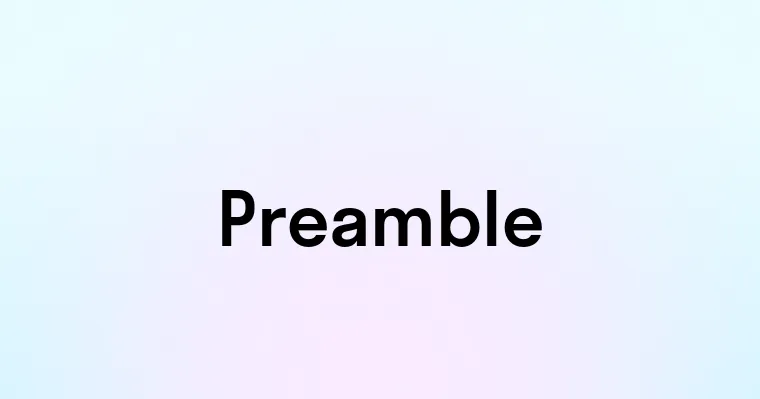 Preamble