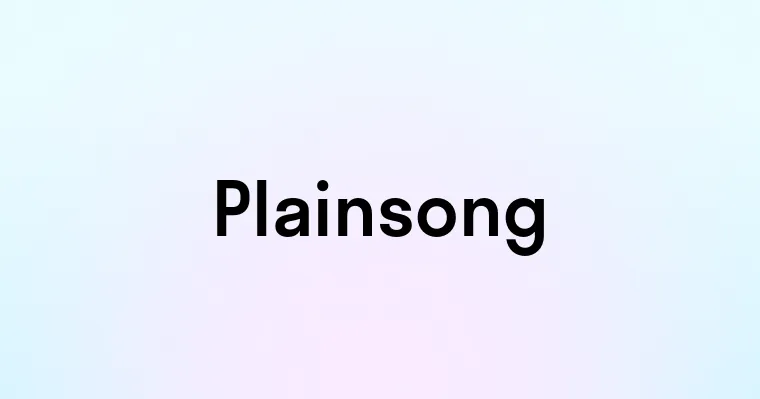 Plainsong