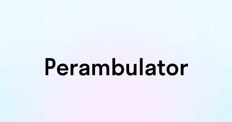 Perambulator