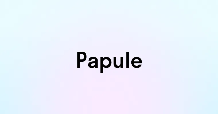 Papule