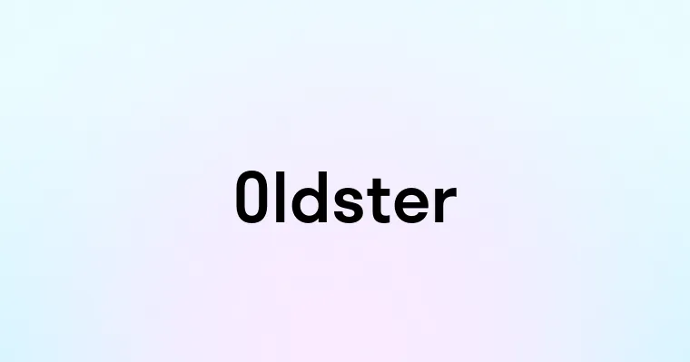 Oldster