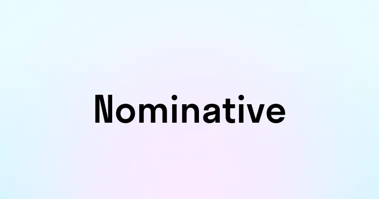 Nominative