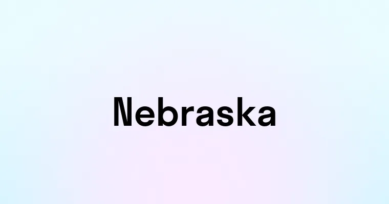 Nebraska