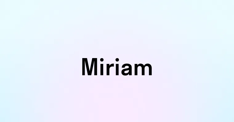 Miriam