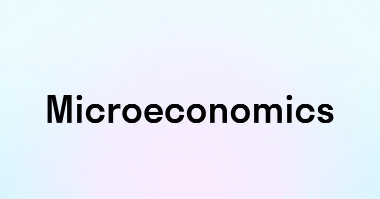 Microeconomics