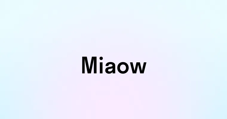 Miaow