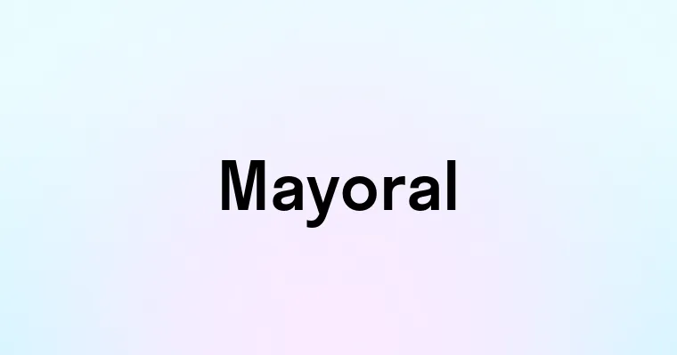 Mayoral