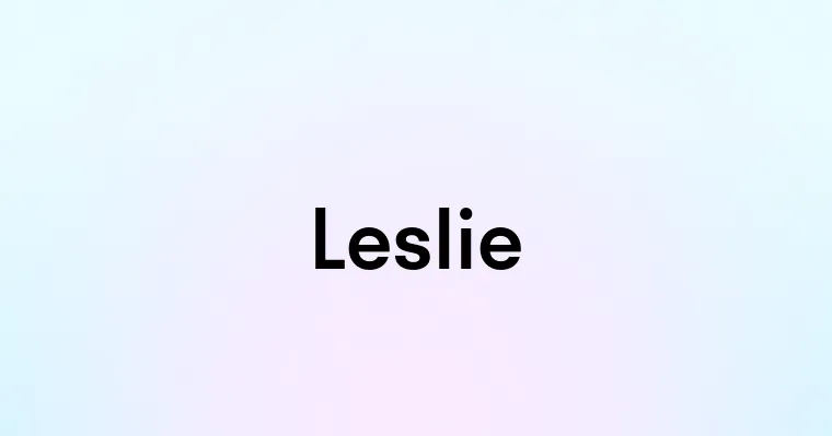 Leslie