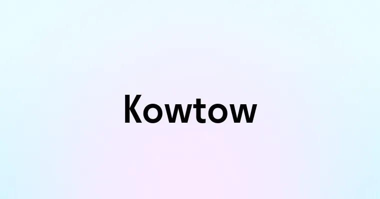 Kowtow