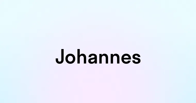 Johannes