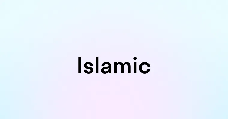 Islamic