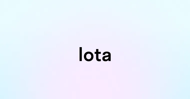 Iota