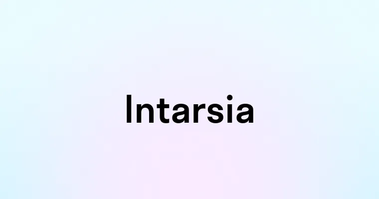 Intarsia