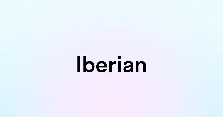 Iberian