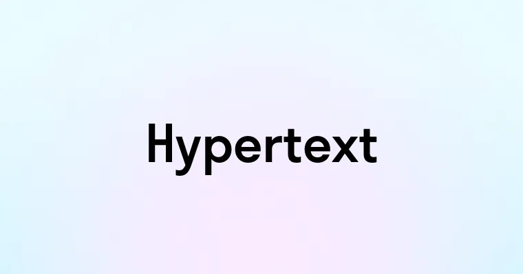 Hypertext