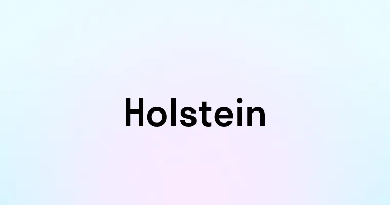 Holstein