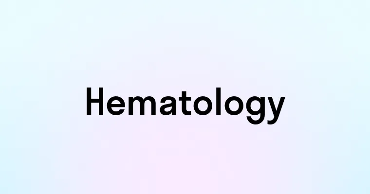 Hematology