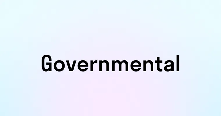 Governmental