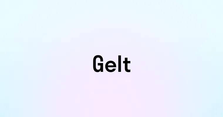 Gelt