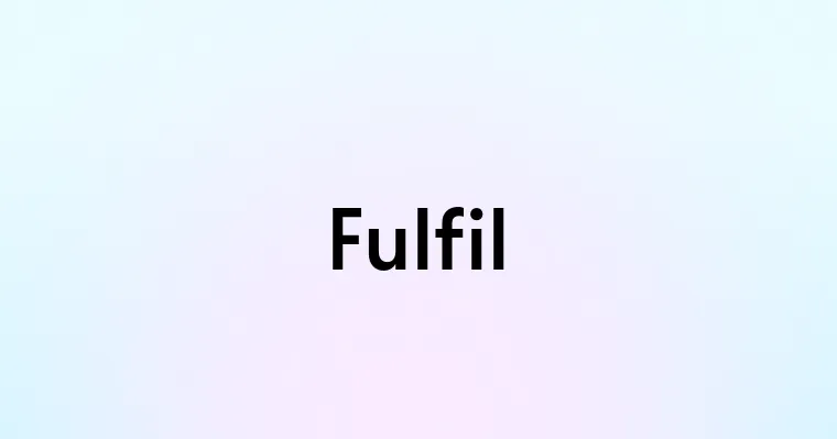 Fulfil