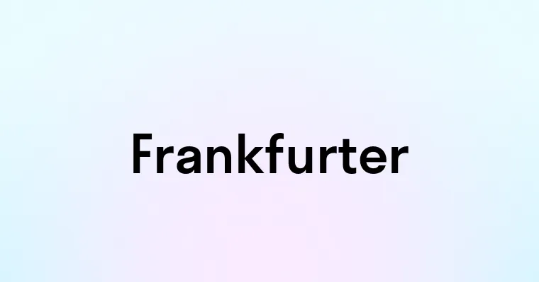 Frankfurter