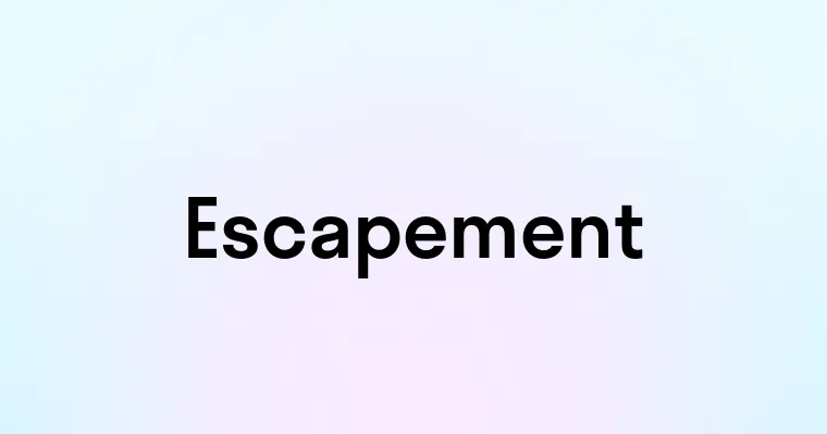 Escapement