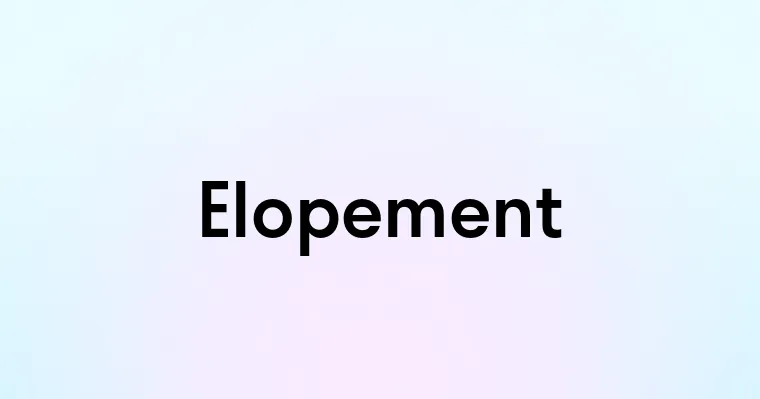 Elopement