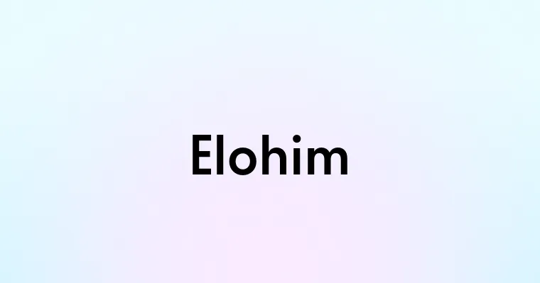 Elohim