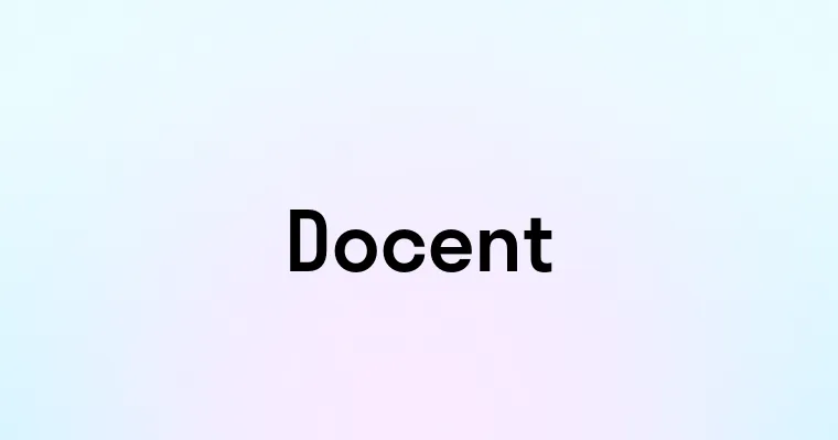 Docent