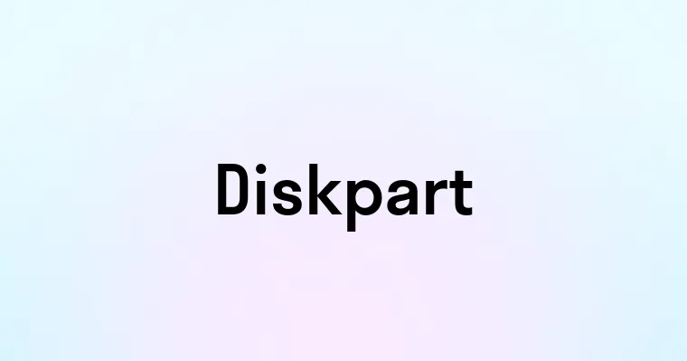 Diskpart