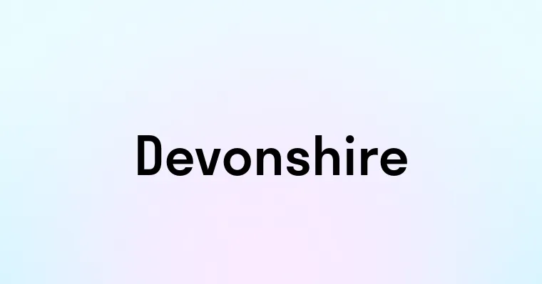 Devonshire