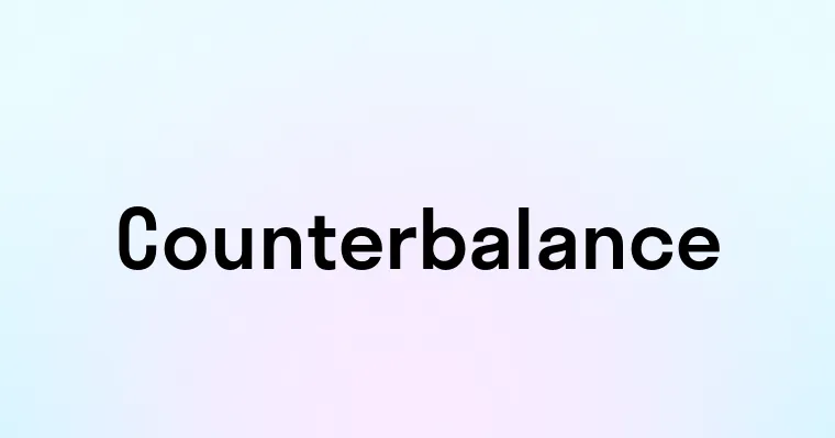 Counterbalance