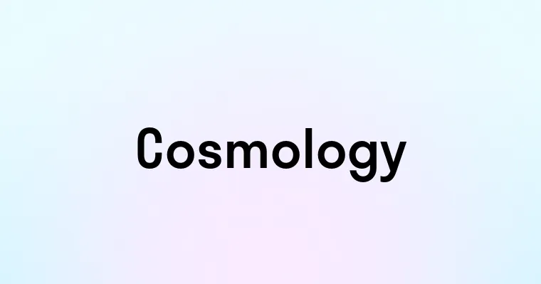 Cosmology