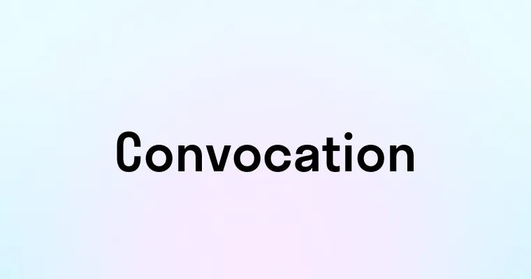 Convocation