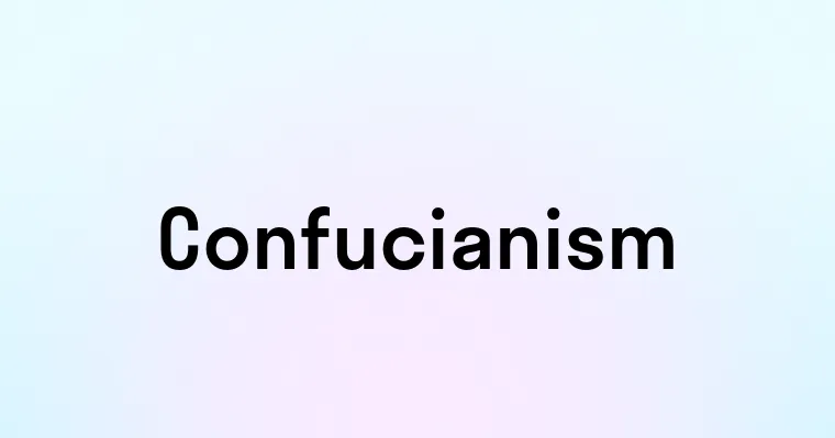 Confucianism